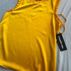 Karl Lagerfeld Vibrant Yellow Knitwear